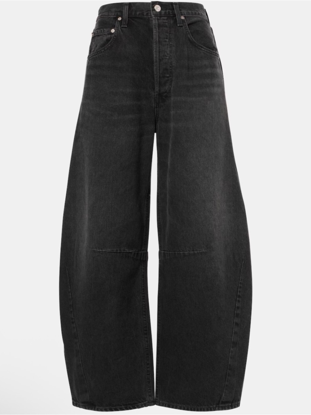Citizens Of Humanity Horseshoe Barrel Leg Jeans in Black size 27